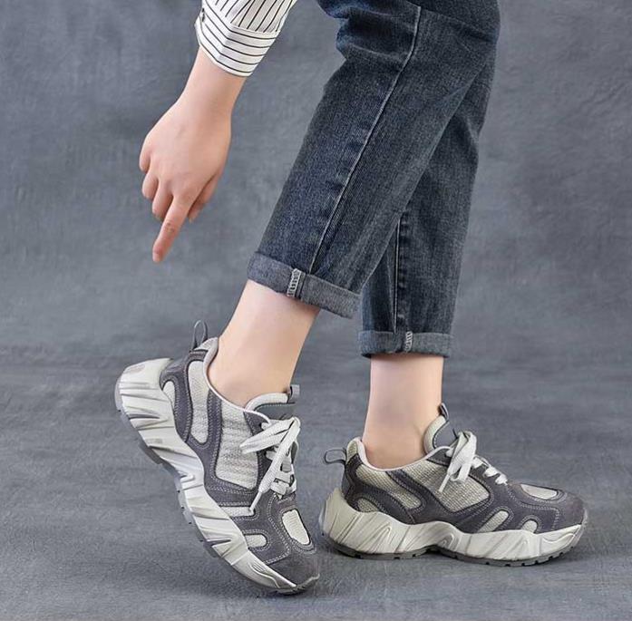 4.5cm Air Mesh Suede Genuine L - đánh giá và giá Ethnic And Fashion