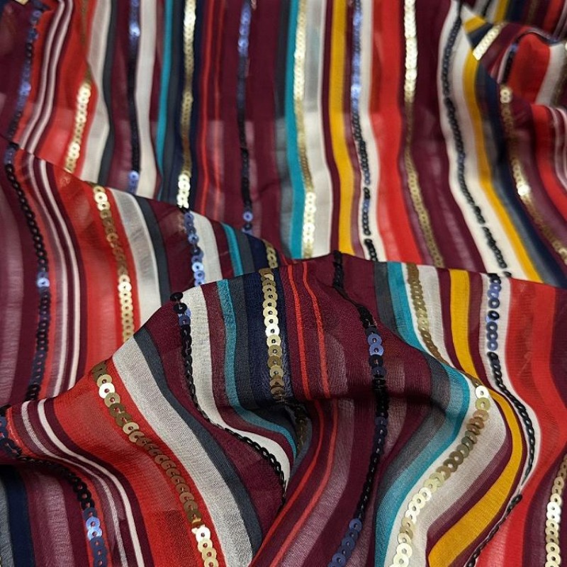 Colorful Striped Embroidered S - đánh giá và giá Ethnic Fashion Designers