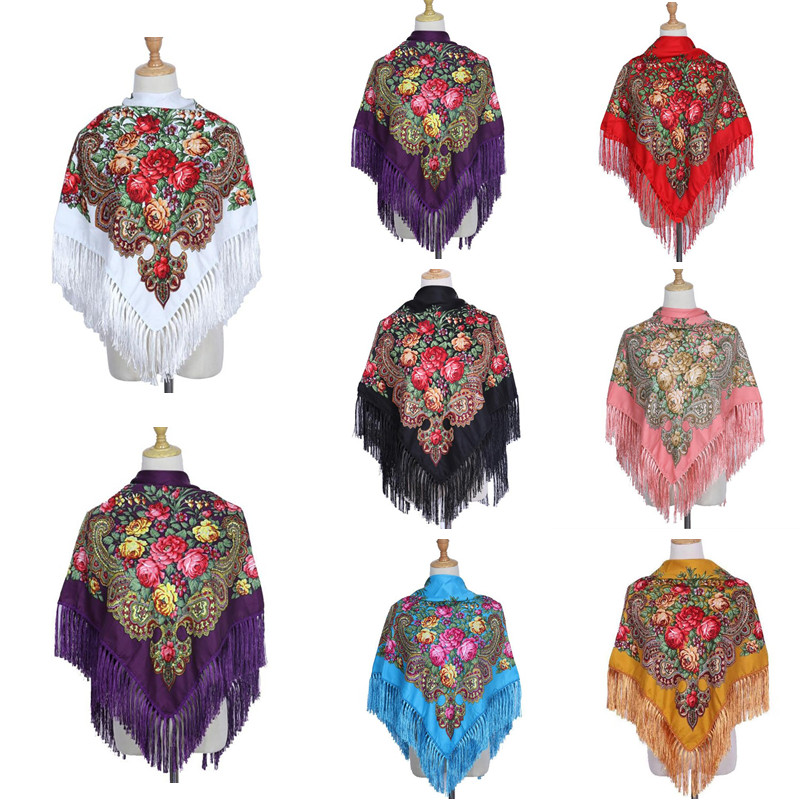 Retro Printed Scarf Winter Boh - đánh giá và giá Ethnic Boho Fashion