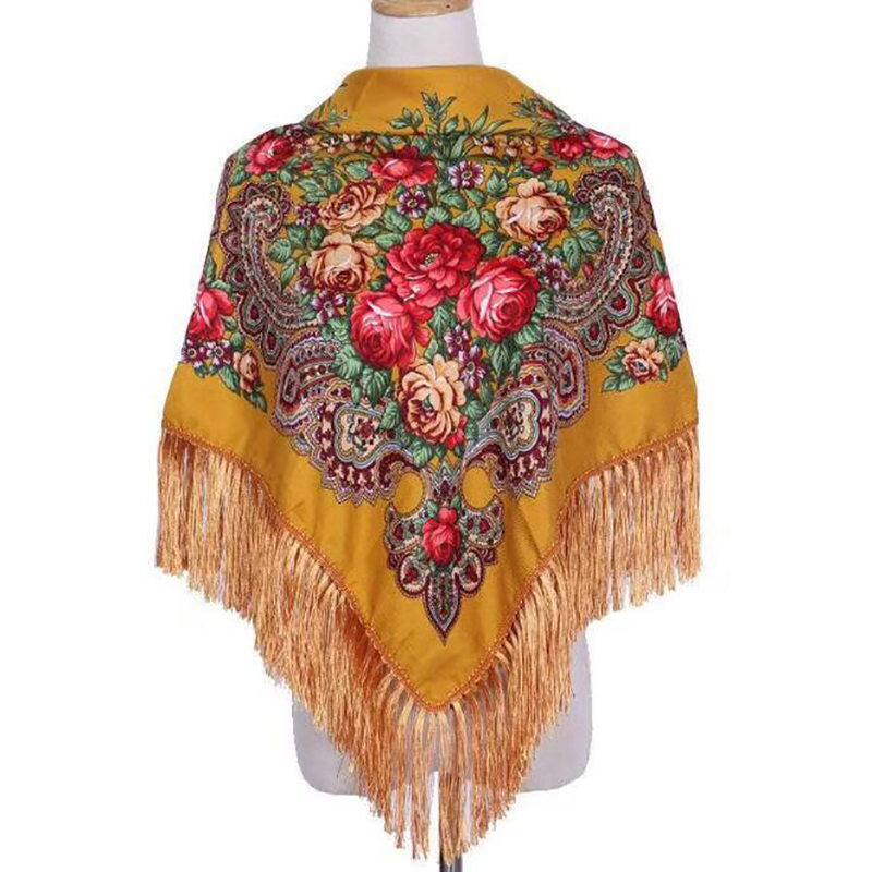 Retro Printed Scarf Winter Boh - đánh giá và giá Ethnic Boho Fashion