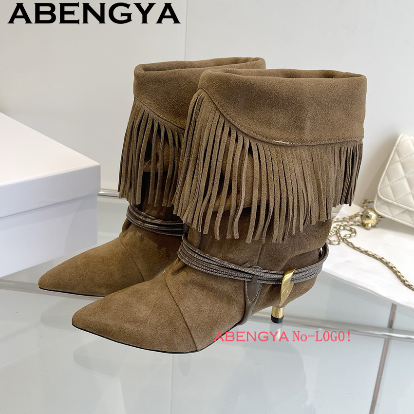 Suede Leather Edge Tassel Desi - đánh giá và giá Ethnic And Fashion