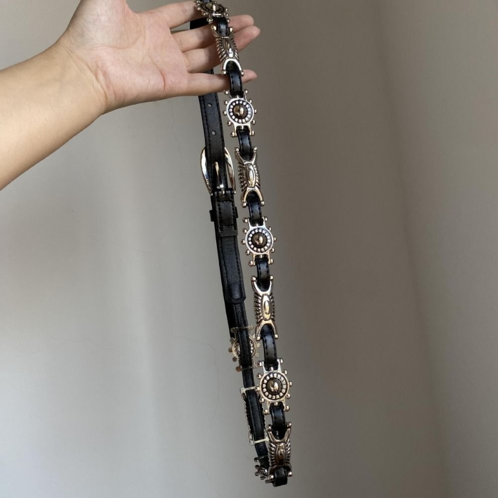 Fashion Y2K Metal Carved Belts - đánh giá và giá Y2K Ethnic Fashion