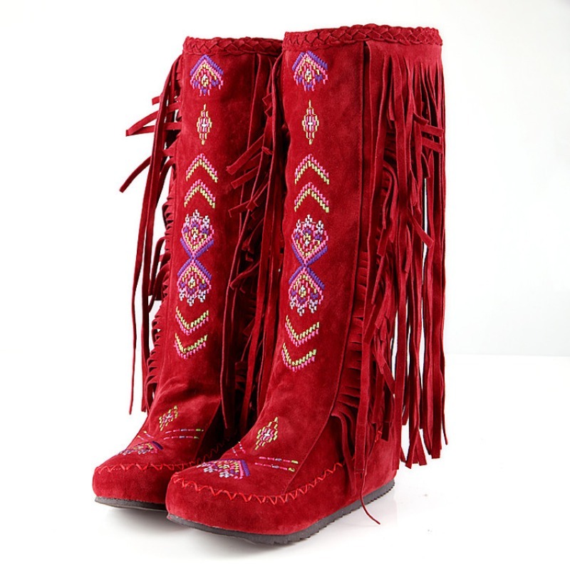 Tassel Boots Handmade Embroide - đánh giá và giá Ethnic And Fashion