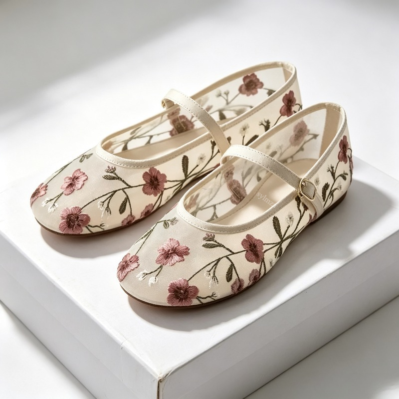 Mesh Embroidered Leisure Balle - đánh giá và giá Women'S Ethnic Fashion Brands