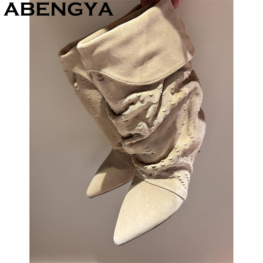 Women's Mid Calf Short Boots 2 - đánh giá và giá Ethnic And Fashion