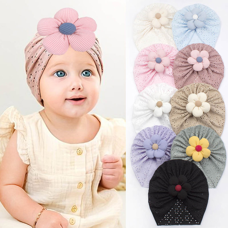 3D Flower Baby Turban Cap Summ - đánh giá và giá Ethnic Fashion India