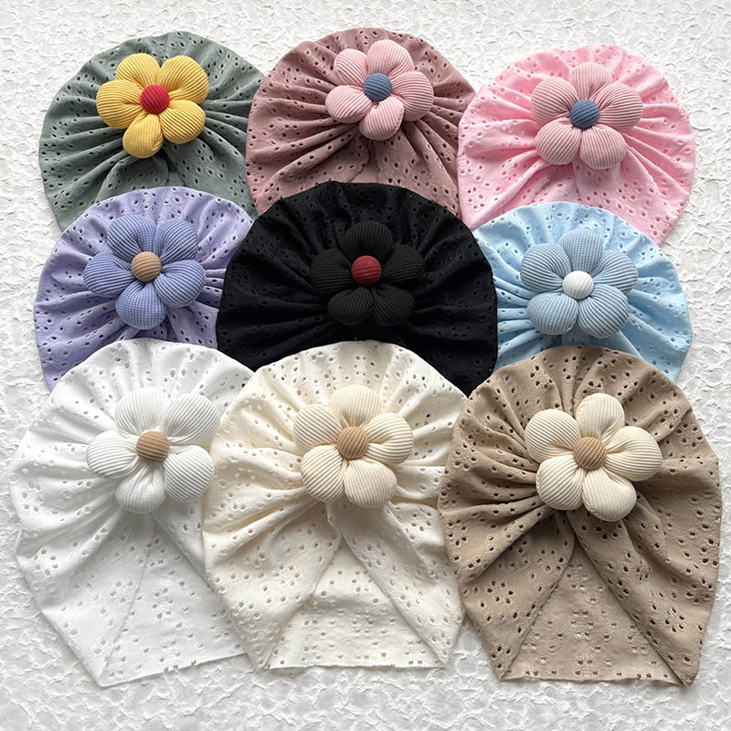 3D Flower Baby Turban Cap Summ - đánh giá và giá Ethnic Fashion India