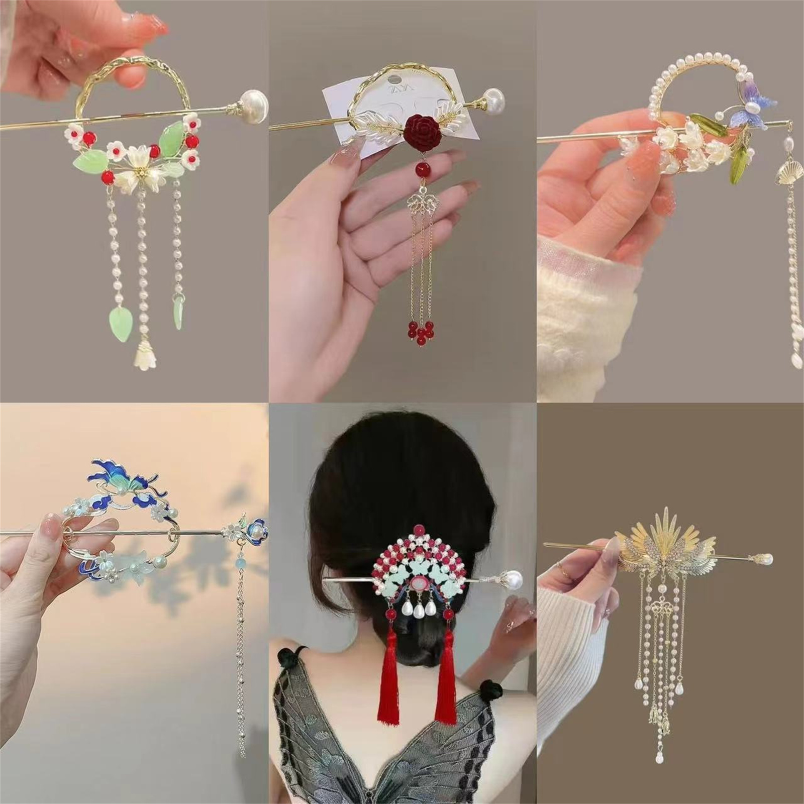 Ethnic Style Hairpin For Women - đánh giá và giá Ethnic Fashion Girls