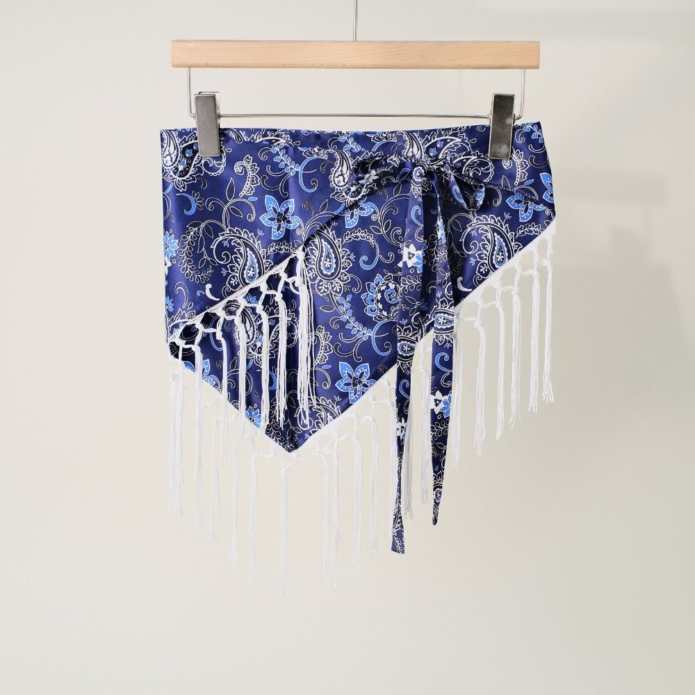 Ethnic Paisley Print Hip Scarf - đánh giá và giá Y2K Ethnic Fashion