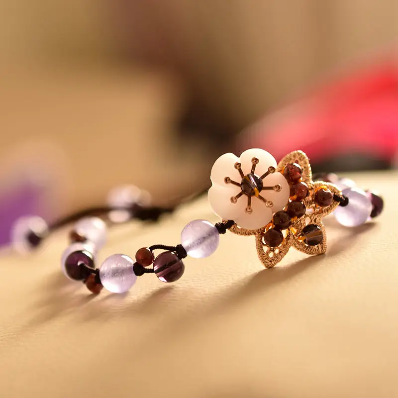 Chinese Crystal Mori Bracelet  - đánh giá và giá Ethnic Fashion Girls
