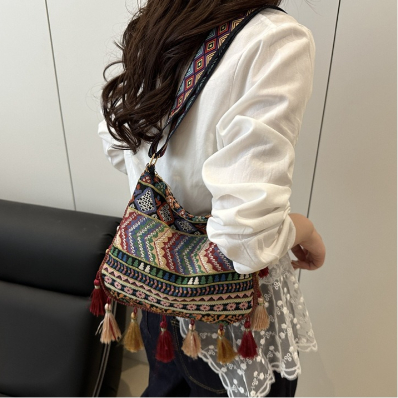 Bohemian Ethnic Pattern Tassel - đánh giá và giá Ethnic Boho Fashion