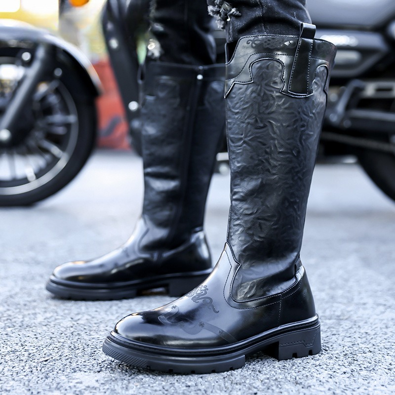 Men's Mid-calf Boots High Qual - đánh giá và giá Ethnic And Fashion