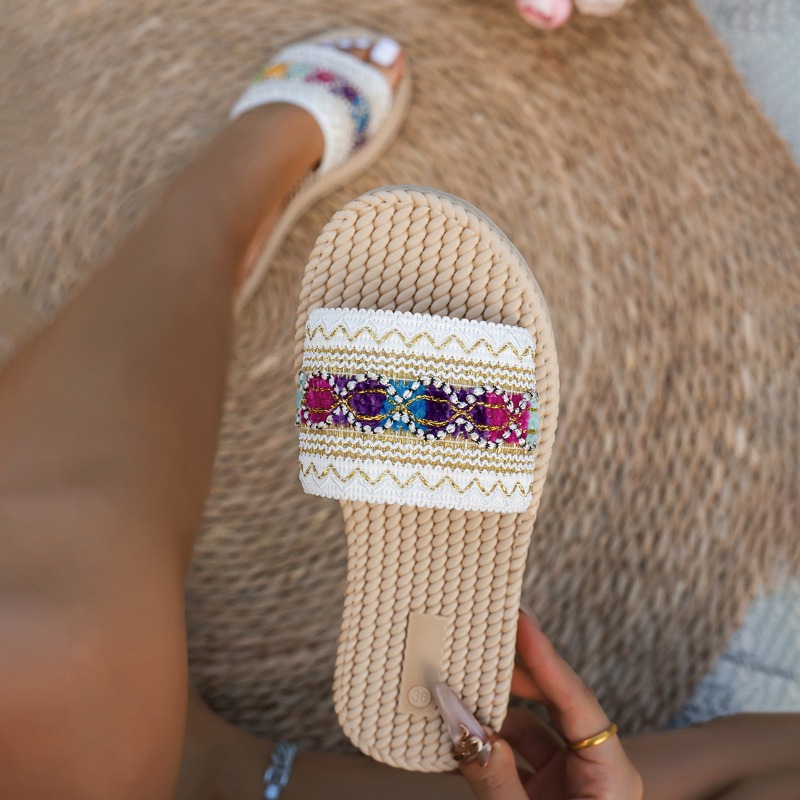 Women Slippers Outdoor Flat De - đánh giá và giá Ethnic Fashion Designers