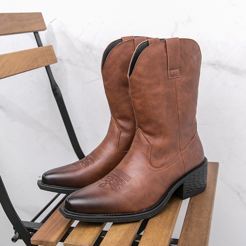 Men Boots Classic Embroidery W - đánh giá và giá Ethnic And Fashion