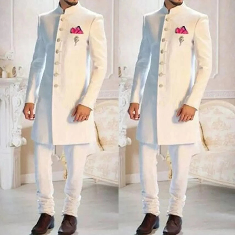 Thiết Kế Thời Trang Trắng Cổ Á - đánh giá và giá Fashion Ethnic Wear For Men