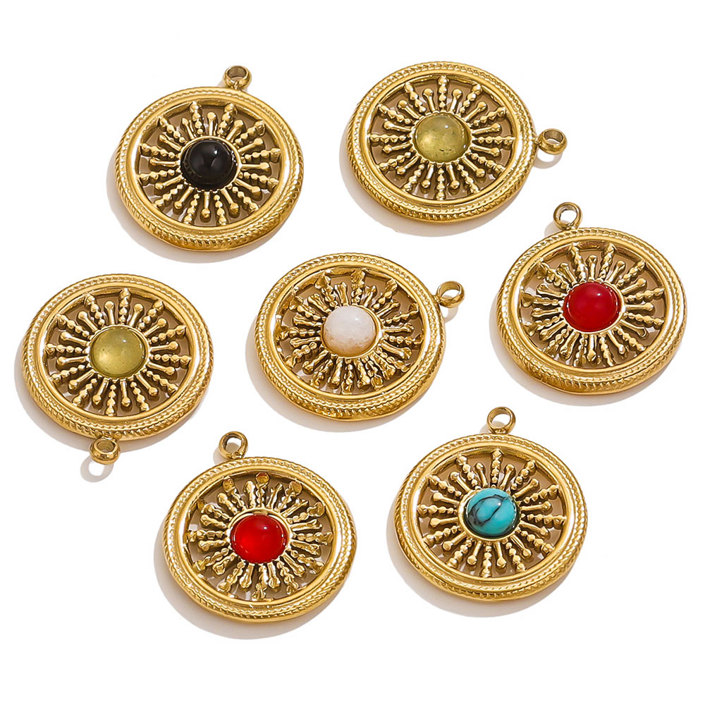 4pcs Stainless Steel Flower Fa - đánh giá và giá Ethnic Boho Fashion